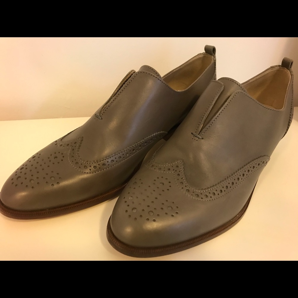 JCrew Gray Loafers (Never Worn)
